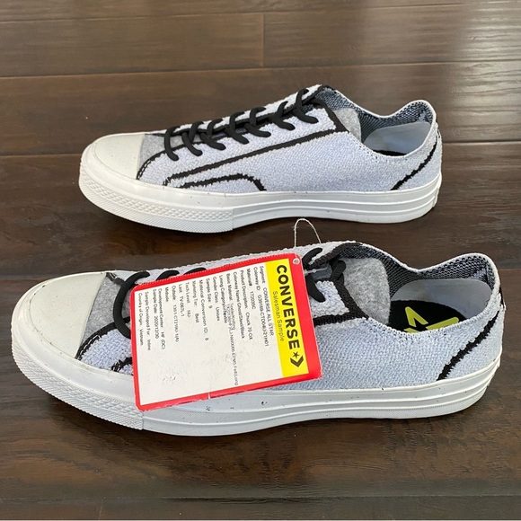 New Without Box Converse Chuck Taylor All Star Men's Sneaker Gray & Black Size 9 - Picture 4 of 7